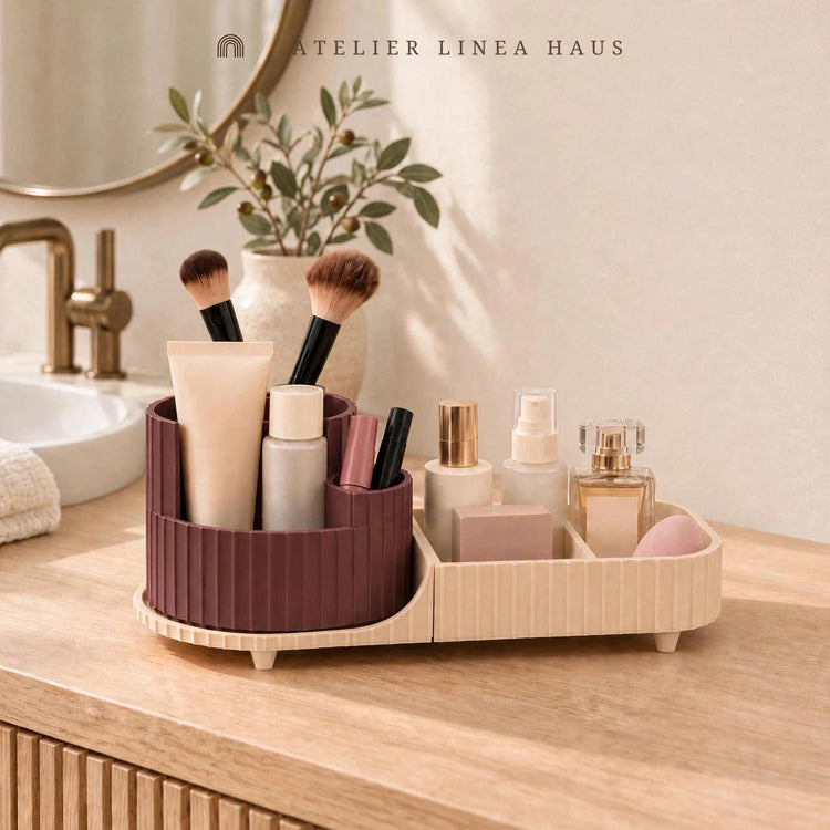 Personalized Rotating Makeup Organizer